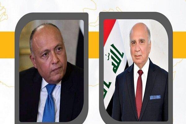 وزرای خارجه مصر و عراق درباره تحولات سوریه و لیبی گفتگو وزرای خارجه مصر و عراق درباره تحولات سوریه و لیبی مصاحبه کردند